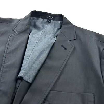 J Crew Men’s 100% Cotton 2-Button Unstructured Blazer Charcoal Gray • 40R • $48.99