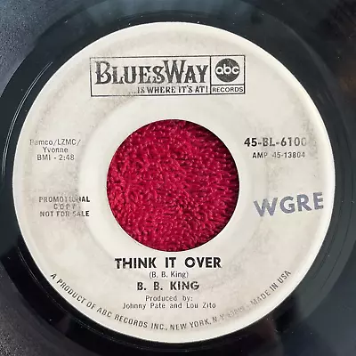B.B. KING BluesWay 45-BL-6100 PROMO 45rpm (Blues 1967) • $7.53