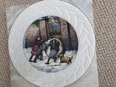 Coalport Christmas Collectors Plate 1990 Christmas Blessing Unused  • £10