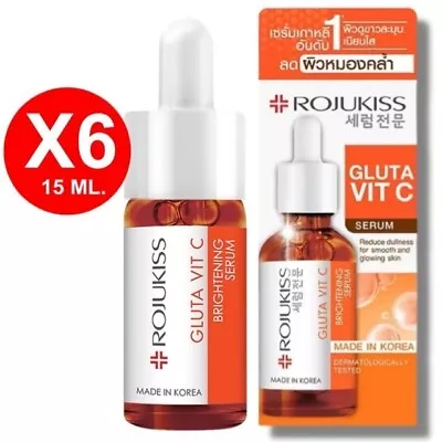 6X15ML Rojukiss Gluta Vit C Brightening Serum No1 Korea Serum Skin Radiance • $71