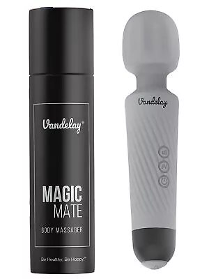 Vandelay Magic Mate Handheld Cordless Personal Body Massager Smoky Grey • $50.39