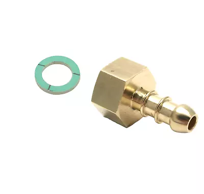 1/2  BSP FEMALE FITTING TO LPG FULHAM NOZZLE TO 8mm I/D HOSE WITH WASHER • £6.99