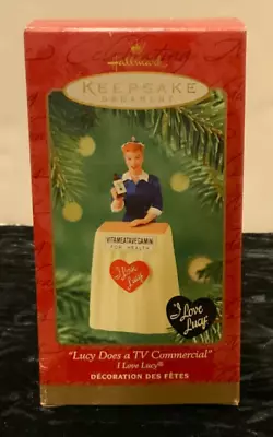 2001 HALLMARK I LOVE LUCY “Lucy Does A TV Commercial” Keepsake Ornament (DD) • $15