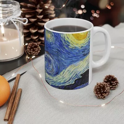 Vincent Van Gogh The Starry Night Ceramic Coffee Mug - Cup 11 Oz • $12.99