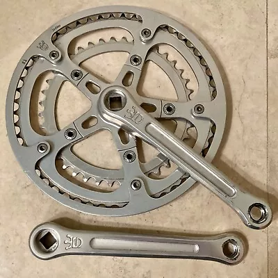 Sugino Mighty Tour Crankset 171mm 52-40T 110BCD Vintage Touring Road Double   • $150