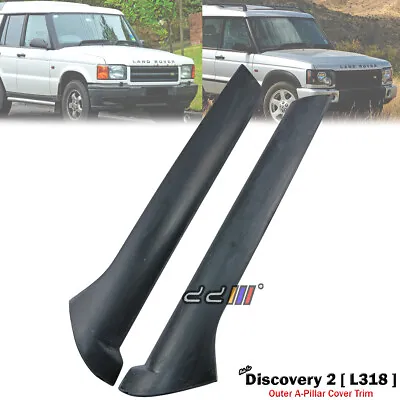 FRP Front Windscreen Outer A Pillar Trim Cover Fit For LandRover Discovery2 L318 • $147.40