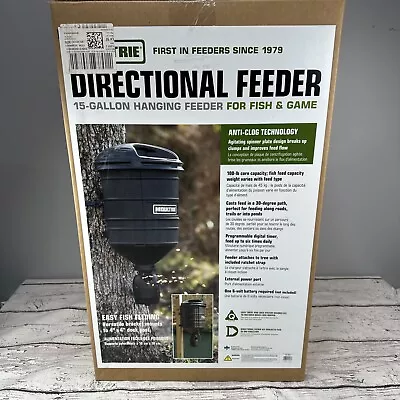 New Moultrie 15-Gallon Directional Hanging Game Feeder (MFG-13076) NIB • $124.99