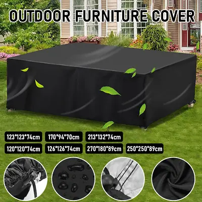 $13.59 • Buy Outdoor Furniture Cover Garden Patio Rain UV Table Protector Sofa Waterproof AU