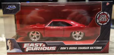 Jada Fast And Furious Dom's Dodge Charger Daytona 1:32 • $29.99