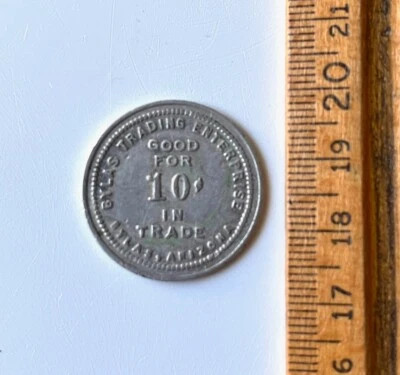 $5.99 • Buy Bylas Arizona - Bylas Trading Enterprise- Apache Indian Trader - 10c Trade Token