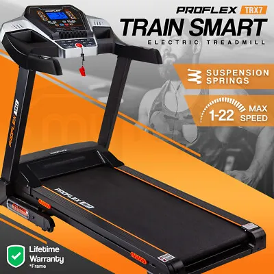 $599 • Buy 【EXTRA10%OFF】PROFLEX Electric Treadmill Exercise Machine Fitness Home Gym