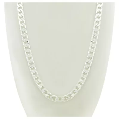 14K White Gold Filled Cuban Link Chain 24  • $13.95