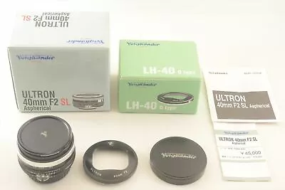 [Top Mint] Voigtlander Ultron SL Aspherical 40mm F2 Lens Nikon Mount 4966#J • $499.98