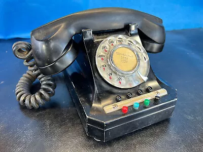 Stromberg Carlson Multi-line 8 Button Rotary Vintage Phone Black • $145