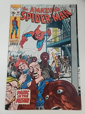 Amazing Spider-Man #99 - 1971 - Johnny Carson & Ed McMahon Appearance - Key • $75