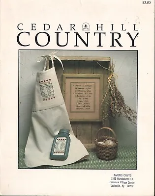 Vintage Cedar Hill Country Preserving Sampler Cross Stitch Pattern 1983 • $5