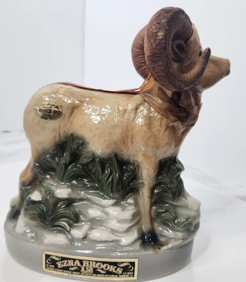 $0.99 • Buy EZRA BROOKS ~Heritage Collection~ Big Horn Sheep~China Whiskey Decanter ~ 1972 