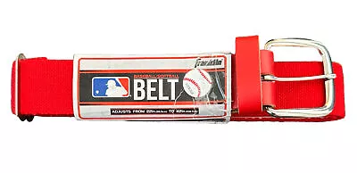 Franklin Baseball / Softball Adjustable Elastic Belt 22”-42”. Red. 1.25” W NEW!! • $7.99