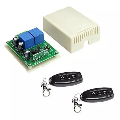 12 Volt DC Electric Motor Forward And Reverse Wireless RF Remote Control Rela... • $22.70