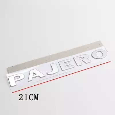 1pc ABS Letters Nameplate Car Styling Badge Emblem Silver For Mitsubishi Pajero • $12.99