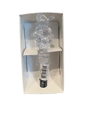 MIKASA Diamond Fire Wine Crystal Grape Cluster Wine Bottle Stopper Brand New • $9.24
