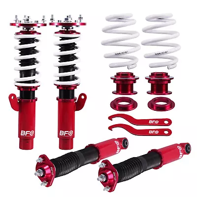 BFO Adjustable Coilovers Shocks+Springs Kit For BMW E46 Sedan RWD 1999-05 • $268