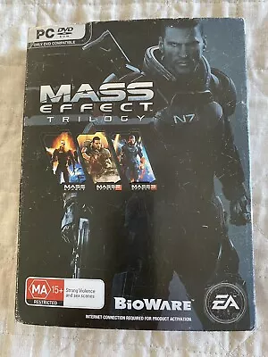 Mass Effect Trilogy (PC DVD ROM) Classic Gaming Box Set 6 Discs - Free Postage • $16.06