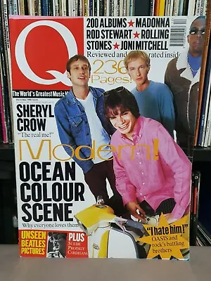 £0.99 • Buy Q MAGAZINE #123 - DECEMBER 1996 - Ocean Colour Scene Sheryl Crow Madonna Stones