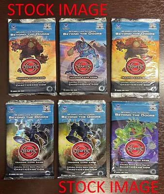 6X BEYOND THE DOORS 1st Edition Factory Sealed Chaotic Card Game Booster Packs • $124