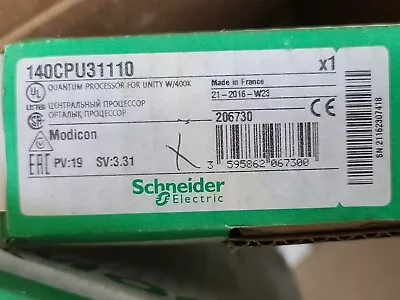 Schneider Electric 140CPU31110 Modicon Quantum Processor For Unity W/400K • $1000