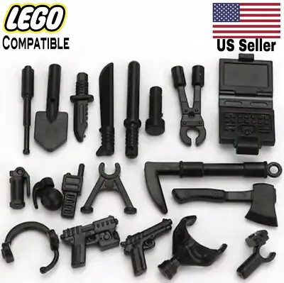 Lego Compatible Modern Weapons 19 PC Lot Multi Colored Guns -Warrior Bricks • $6.42