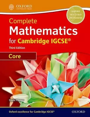 Complete Mathematics For Cambridge IGCSE Student Book (Core) • £5