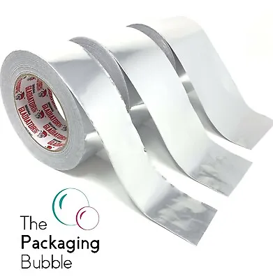 £199.99 • Buy Aluminium Foil Tape Rolls Heat Insulation Duct Self Adhesive 48 72 96mm X 45m