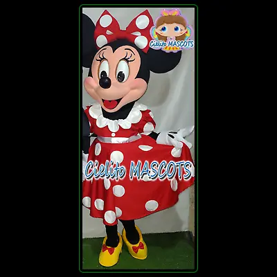 MINNIE MOUSE Mascot Costume Mascotte Cosplay Botarga Halloween Cielito MASCOTS • $250