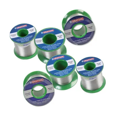 Lead Free Soldering Rosin Flux Core Electronic Electrical Solder Wire 0.7-1.2mm • £7.29