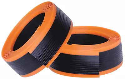 Mr Tuffy Tire Liners Orange 27  X 1  700c Bike Tire Liner 700x23-25c Orange Pair • $14.99