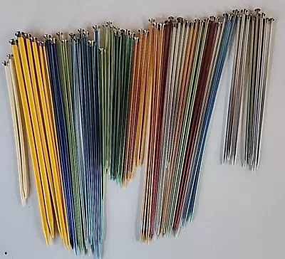 Large Lot Knitting Needles Vintage Aluminum Boye Various Sizes  Lenghts 29 Pairs • $23.90