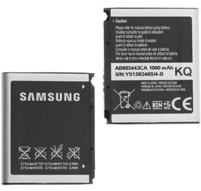 Genuine Original Samsung Battery AB603443CU 1000mAh For Tocco Lite S5230 G800 • £7