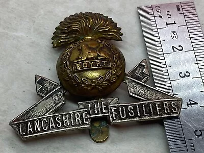 Original WW1 / WW2 The Lancashire Fusiliers Regiment Cap Badge • £12