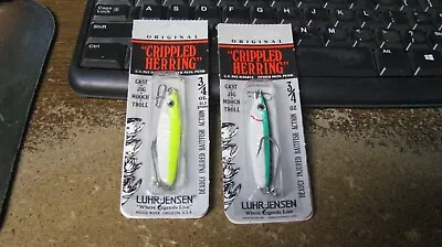 Luhr-Jensen  Crippled Herring  2 Ct 2 Colors Nip 3/4 Oz Free Shipping • $15