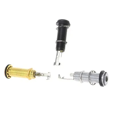 £6.90 • Buy Input Output 1/4'' Mono Active Barrel Jack Socket For Most Electric Guitar Bass