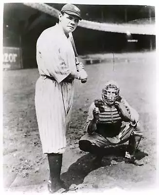 Babe Ruth BABE RUTH AT THE PLATE PHOTO 8'' X 10'' Inch Photograph • $57.44