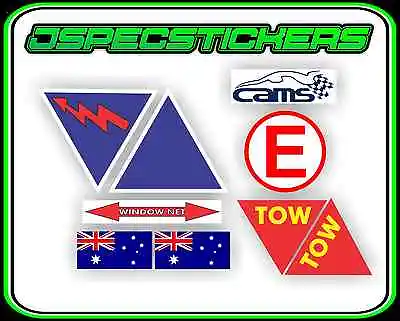 Cams Racing Stickers Race Car Safety Decal Emergency Stop Battery Tow Rally New • $12