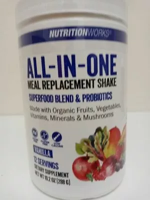 NutritionWorks®All-In-One SuperFood Blend+Probiotics Meal Replacement Vanilla • $16