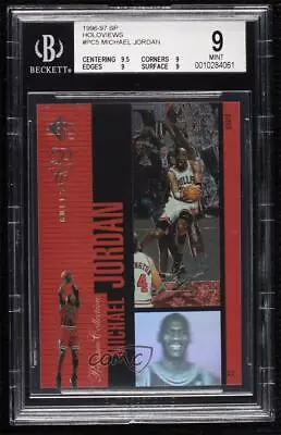 1996-97 SP Premium Collection Holoviews Michael Jordan #PC5 BGS 9 MINT HOF • $396.09