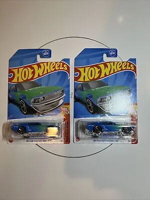 2023 Hot Wheels '69 Ford Mustang Boss 302 Falken Tires #244 Then And Now Lot 2 • $11.99
