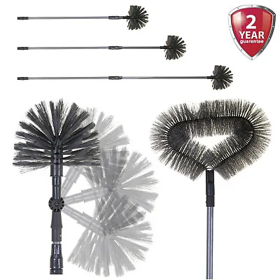 Cobweb Brushes Extendable Telescopic Handle Feather Duster Home Office Kitchen • £6.79