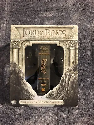 The Lord Of The Rings: The Fellowship Of The Ring (DVD 2002 5-Discs W/Bookends • $149.95