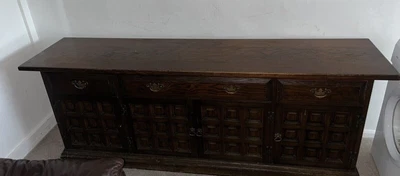 £450 • Buy Younger Toledo Long Sideboard Chestnut And Ash 4 Doors