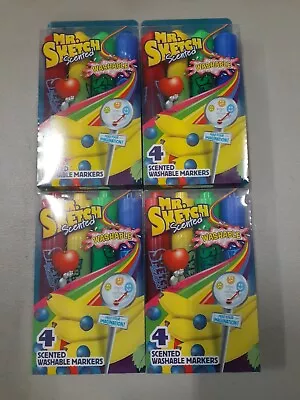 Mr. Sketch  Washable Scented Markers 4 Assorted Colors 8- 4 Count Packs • $16